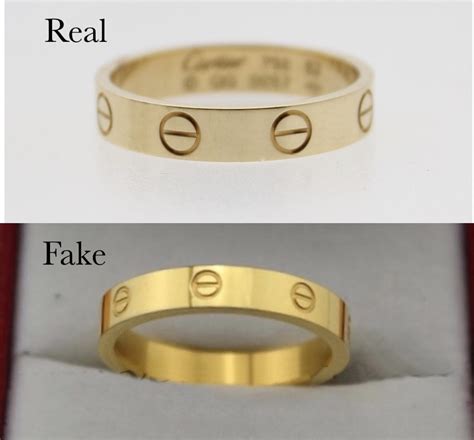 fake vs real cartier love ring|cartier love ring 750 52833a.